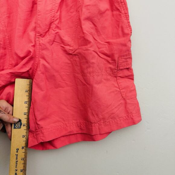 Columbia Red Cargo Hiking Shorts Women’s Size S - Picture 4 of 8